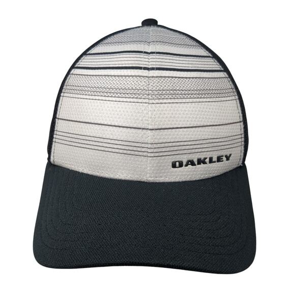 Oakley Fitted Trucker Hat Multicolor Medium Lightweight Embroidered Mesh Back - Picture 1 of 9